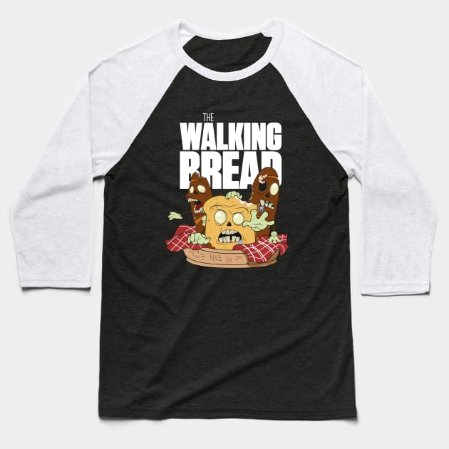 The walking bread Baseball T-Shirt by Triluen